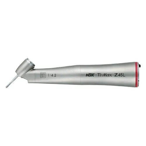 NSK Ti-Max Z45L High-Speed Electric Contra Angle Attachment, 45°, 1:4.2, Push-Button Autochuck, Fiber Optic, C1064 thumbnail 2
