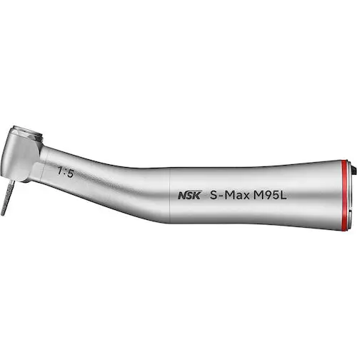 NSK S-Max M95L High Speed Contra Angle Electric Attachment, 1:5 Increasing, Push-Button Autochuck, Fiber Optic, C1023 thumbnail 2