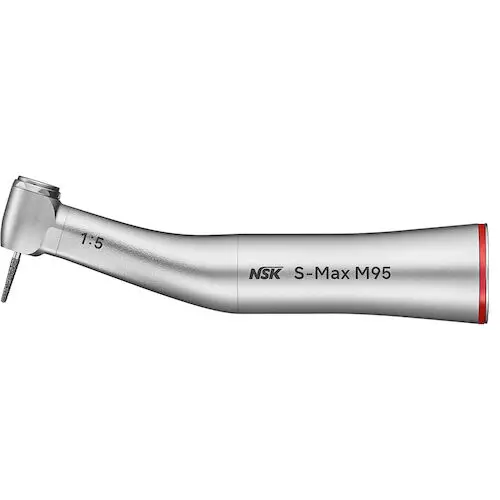 NSK S-Max M95 M-Series High Speed Contra Angle Electric Attachment, 1:5 Increasing, Non-Optic, Push-Button Chuck, Quattro Spray, C1026 thumbnail 2
