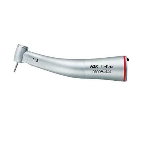 NSK Ti-Max Nano 95LS High-Speed Electric Contra-Angle Attachment, 1:5 Increasing, Push-Button Chuck, FG Burs, C1099 thumbnail 2