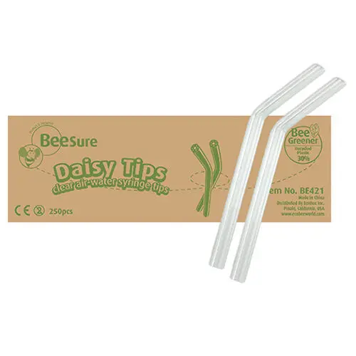 BeeSure Daisy Air/Water Syringe Tips, Clear, Disposable, 250/Box, BE421 thumbnail 8