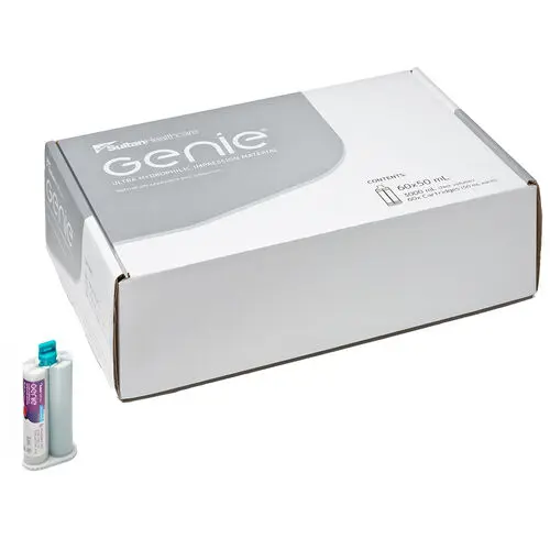 Sultan Genie VPS Impression Material, Standard Set, 50 ml Cartridge, Blue, Bulk, 60/Box, 77705-FG - Bulk, 50 ml Cartridge, 60/Box, Blue, Standard Set, StandardSet, 77705-FG - Image 1
