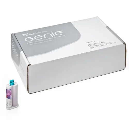 Sultan Genie VPS Impression Material, Standard Set, 50 ml Cartridge, Purple, Bulk, 60/Box, 77715-FG - Bulk, 50 ml Cartridge, 60/Box, Purple, Standard Set, StandardSet, 77715-FG - Image 1