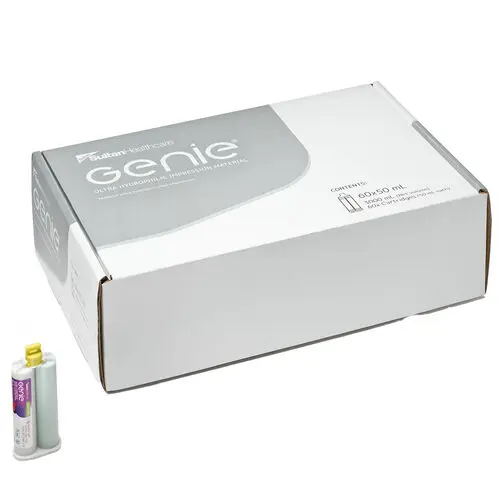Sultan Genie VPS Impression Material, Rapid Set, 50 ml Cartridge, Green, 60/Box, 77720-FG - Bulk, 50 ml Cartridge, 60/Box, Green, Rapid Set, RapidSet, 77720-FG - Image 1