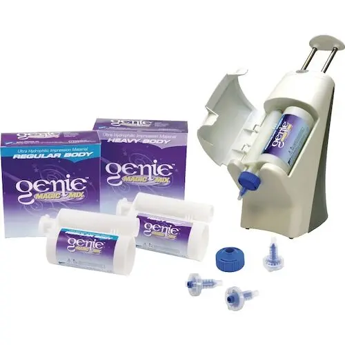 Sultan Genie Magic Mix VPS Heavy Body Rapid Set Bulk Kit, Berry Flavor, Purple, 4 x 380 mL Cartridges + 1 Bayonet Ring, #78830 thumbnail 3