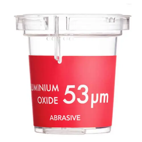 Velopex Aluminium Oxide Air Abrasion Powder, 53 Micron, 4/Pkg, I/PDR8035F - Aluminium Oxide, 53 micron, 4/Pkg, Powder, I/PDR8035F - Image 1