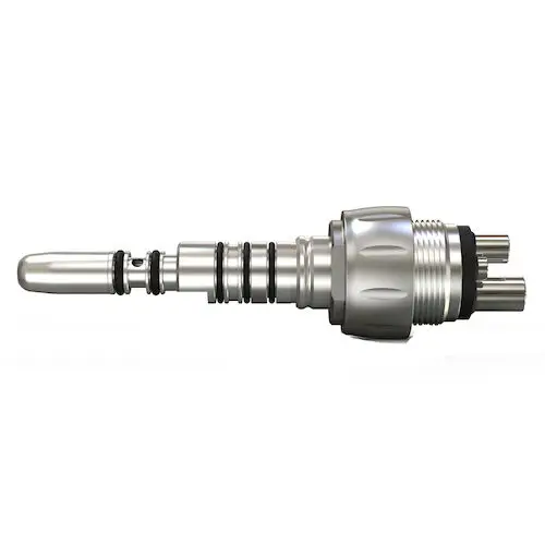 Super Trac Prestige High-Speed Handpiece, 5 Hole Coupler, Stainless Steel - Super Trac Prestige Handpieces, SuperTrac Prestige 5 Hole Coupler - Image 1