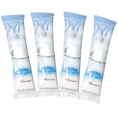 White Towel Services Refreshment Towels, 9" x 9", Unscented, 500/Pkg, R09-UN-500 thumbnail 2