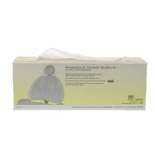 Pinnacle Chair Sleeve Barriers, Universal, Clear, 27.5" x 24", 225/Roll, Model 3800 thumbnail 5