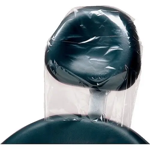 Pinnacle Headrest Covers, Clear Plastic, 9.5" x 11.5", 250/Box, 3511 thumbnail 6
