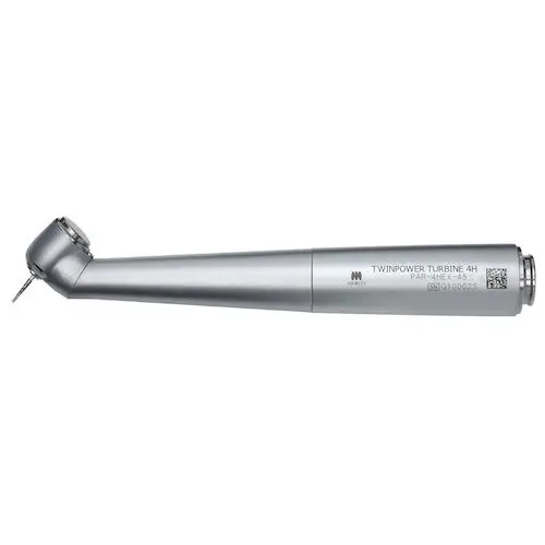 TwinPower Turbine 45 High Speed Air Handpiece, 45°, Push-Button Autochuck, Triple Spray, Non-Optic, 4H Morita Coupling, PAR-4HEX-45 thumbnail 2