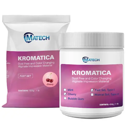 Kromatica® Cherry Fast Set Alginate Impression Material, 20 lb Case (305-201) - Kromatica® Cherry Fast Set 1lb Case of 20 - Image 1