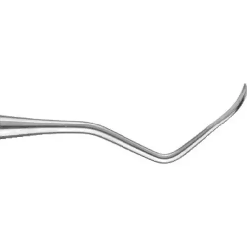 Nordent Scalette® Double-Ended Posterior Scaler #N135, DuraLite® Round Handle, Stainless Steel, RESCN135 thumbnail 2