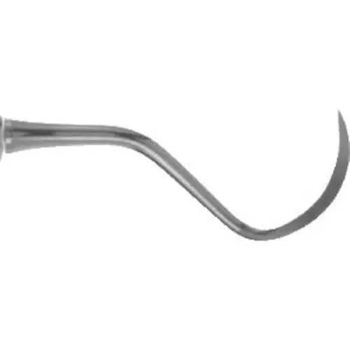 Nordent #129 Double-End Universal Anterior/Posterior Sickle Scaler, DuraLite® Round Handle, Stainless Steel, 1/Pkg, RESCN129 thumbnail 3
