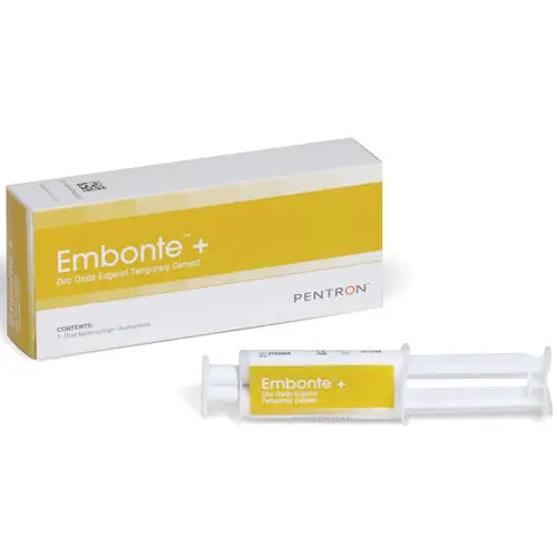 Embonte+ Zinc Oxide Eugenol Temporary Dental Cement, Dual Barrel Syringe, 20 g, 27200DX thumbnail 8