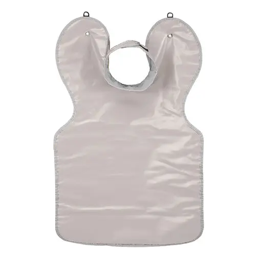 Kerr TotalCare Adult Leaded X-Ray Apron with Thyroid Collar, Gray, 0.3 mm Lead Equivalency, 23" W x 26" L, 31465 thumbnail 8