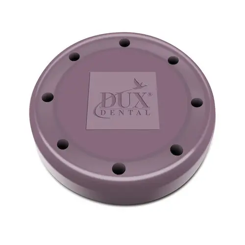 Kerr Bur Block Magnetic 8-Hole Round, Mauve, #31004 thumbnail 2