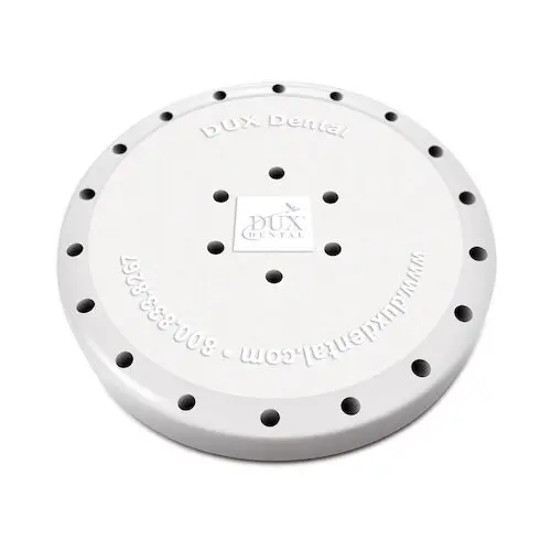 Kerr Round Magnetic Bur Block, 24-Hole, White, 31007 thumbnail 2
