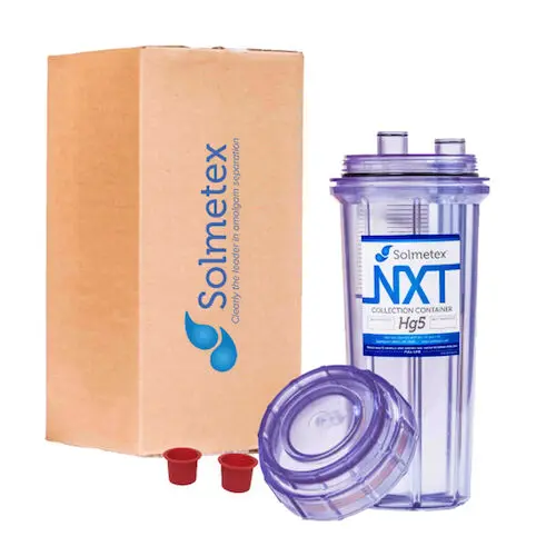 Solmetex NXT Hg5 Collection Container with Recycle Kit, NXT-HG5-002CR, 1/Pack thumbnail 7