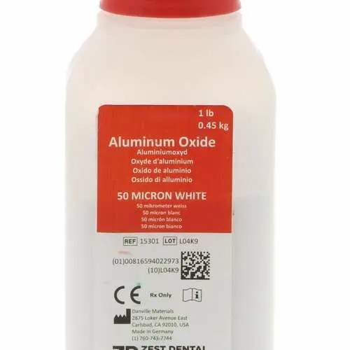 Zest Dental Solutions SandBlaster Abrasive Media, 50 Micron, 1 lb, 15301 - , 1 lb, 50 Mircron, 15301 - Image 1