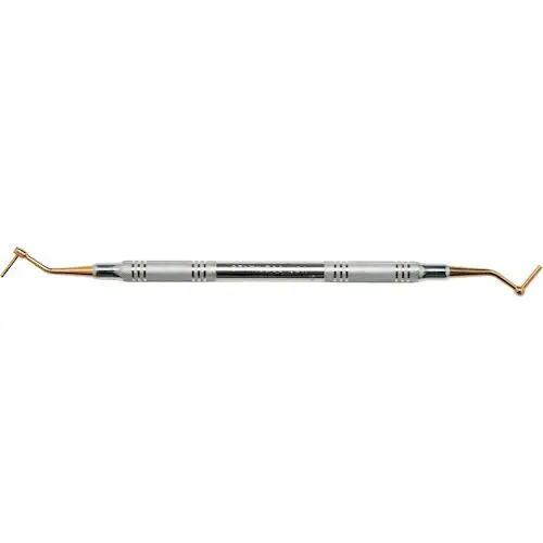 Dr. Mopper XP Super Plugger, Small/Medium, Posterior, Double-Ended, Stainless Steel, 1/4" Standard Handle, Titanium Nitride, 1/Pk, AEC/PMSPSMTN thumbnail 8
