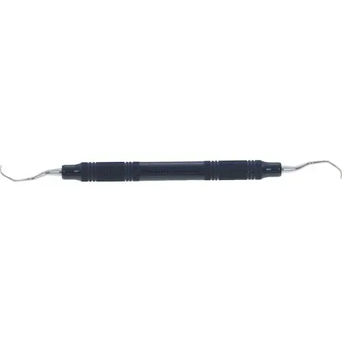 American Eagle Instruments Gracey Curette #13-14, Posterior Distal, EagleLite Resin Handle, 3/8", Blue, Double-Ended, 1/Pk, AEG13-14X thumbnail 4
