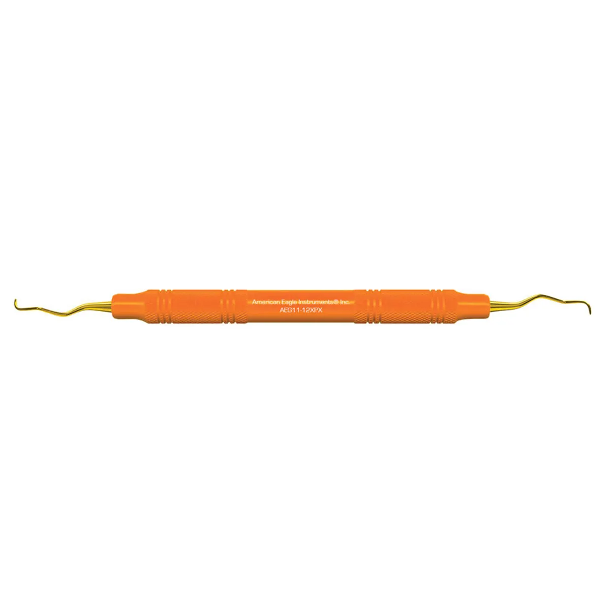 American Eagle Instruments Standard Gracey Curette, XP, #11-12, Posterior Mesial, EagleLite Resin Handle, 3/8", Orange, 1/Pk, AEG11-12XPX thumbnail 14