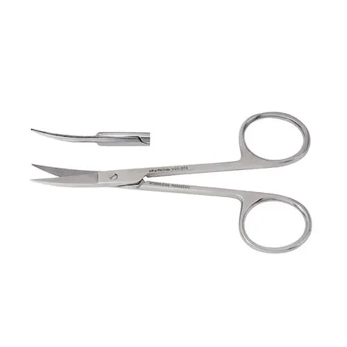 Miltex Vantage Iris Scissors, Curved, 4-1/8" (105mm), Stainless Steel, V95-306 thumbnail 7