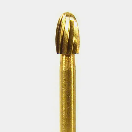 Microcopy NeoBurr Trimming & Finishing Carbide Bur FG #7408, 12-Blade Egg Shape, 2.3 mm Diameter, 3.9 mm Length, Sterile, 10/Pk, NB10-7408 thumbnail 4