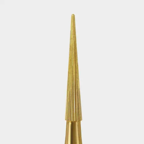 Microcopy NeoBurr 30-Blade Trimming & Finishing Esthetic Finisher Carbide Bur, FG, Gold Plated, #EF9UF, 5/Pkg, NB5-EF9UF thumbnail 2