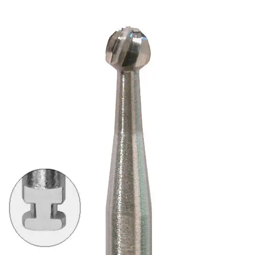NeoBurr Operative Carbide Burs, RA, Round, #8, 2.3 mm, 50/Pk, RA8 thumbnail 3