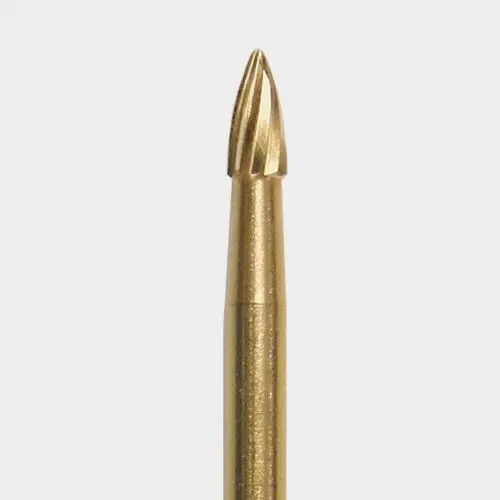 Microcopy NeoBurr Trimming & Finishing Carbide Bur, 12-Blade Flame FG H274, 1.6 mm Diameter, 3.5 mm Length, 25/Box thumbnail 2