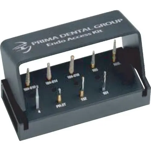 Prima Dental Endo Access Bur Kit, BB15FGBLK3008 - Endo Access Kit, Kit, BB15FGBLK3008 - Image 1