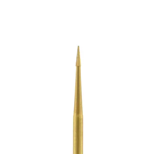 Prima Dental 7610 Taper Pointed 12-Blade Gold Trimming and Finishing Carbide Bur, 5/Pkg, FG7610 - Taper Pointed, 7610, 5/Pkg, FG7610 - Image 1