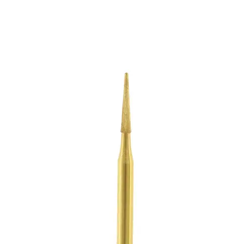 Prima Dental 30 Blade Gold Trimming and Finishing Carbide Bur, Taper Pointed, FG9214, 5/Pkg - 30 Blade Gold Trimming and Finishing, Taper Pointed, 9214S, 5/Pkg, FG9214 - Image 1