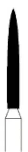 NTI® HP Diamonds - Medium - Flame, #M863-012, 1.2mm Diameter, 10.0mm Length thumbnail 3