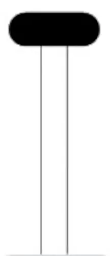 NTI HP Diamond Bur, Medium Grit, Donut Shape, #909-055 (M909-055HP), 5.5 mm Diameter, 2.0 mm Length, Handpiece Shank, Each thumbnail 2