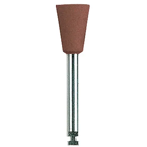 Kerr NTI Brown Silicone Polisher Cup, RA (Right Angle), Size 065, 10/Pkg, P0035 - Cup, 065, 10/Pkg, Brown, RA, P0035 - Image 1