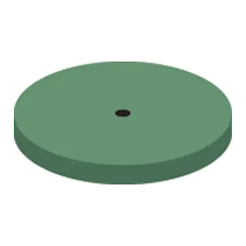 NTI Silicone Green High Shine Polishers, Wheel, 220 Grit, Green, Unmounted, 10/Pkg, P0101 - NTI Silicone Green High Shine Polishers, Wheel, 220, 10/Pkg, Green, Unmounted, P0101 - Image 1