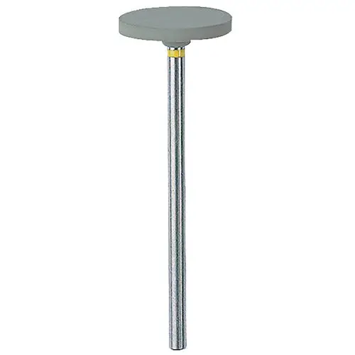 NTI Silicone Polisher, Gray, Super High Shine, Large Disc, HP Shank, 10/Pkg, P0375 thumbnail 4