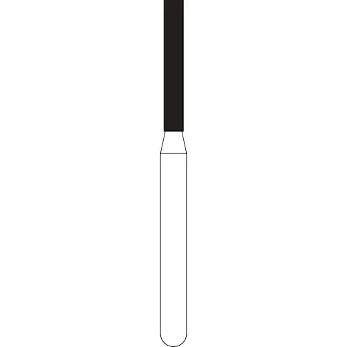 NTI Diamond Bur, FG, Cylinder Flat End, #C837, 1.2 mm Diameter, 8.0 mm Length, Coarse, Green Ring, 5/Pk, C837-012 thumbnail 4