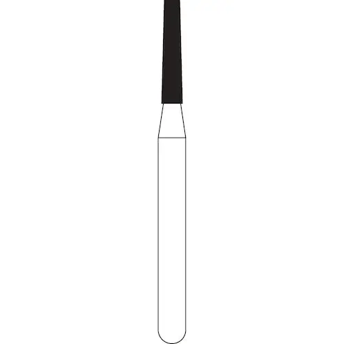 NTI Diamond Bur, FG, Taper Flat End, #C846, 1.2 mm, Coarse, Green, 5/Pk, C846-012 thumbnail 4