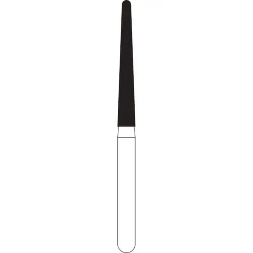 NTI Diamond FG 850L-016 Coarse, Long Round End Taper, Friction Grip, Green Ring, 1.6 mm Diameter, 11.5 mm Length, 5/Pk, C850L-016 thumbnail 3