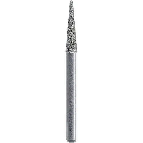 NTI Diamond Bur, FG, Needle, # C858, 1.0 mm Diameter, 8.0 mm Length, Coarse, Green, 5/Pk, C858-010 thumbnail 4
