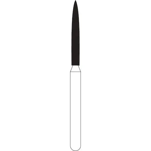 NTI Diamond Bur, FG, Flame, # C863, 1.2 mm, Coarse, Green, 5/Pk, C863-012 thumbnail 9