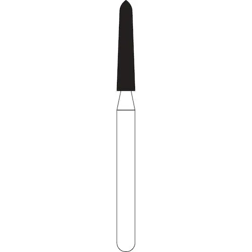 NTI Diamond Bur, FG, Curettage, #C878K, 1.6 mm Diameter, 8.0 mm Length, Coarse, Green Ring, 5/Pk, C878K-016 thumbnail 4