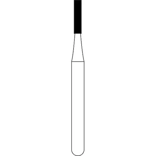 NTI 556 CrossCut Cylinder Carbide Bur, FG, 100/Pkg, H556-009FG - 556, 100/Pkg, CrossCutCylinder, H556-009FG - Image 1