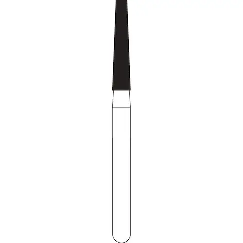 NTI Diamond Bur, FG, Taper Flat End, #F847, 1.6 mm, Fine, Red, 5/Pk, F847-016 thumbnail 4