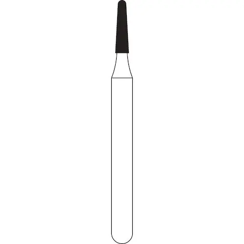 NTI Diamond Bur, FG, Round End Taper, #849, 1.0 mm, Fine Grit, Red Ring, 5/Pk, F849-010 thumbnail 4