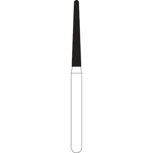 NTI Diamond Bur, FG, Taper Round End, #F850, 1.4 mm, Fine Grit, Red Ring, 5/Pk, F850-014 thumbnail 4